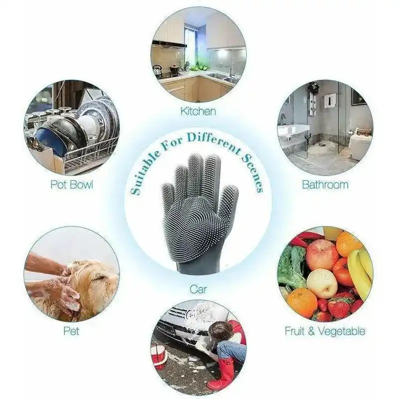 Durable Rubber Household Cleaning Gloves