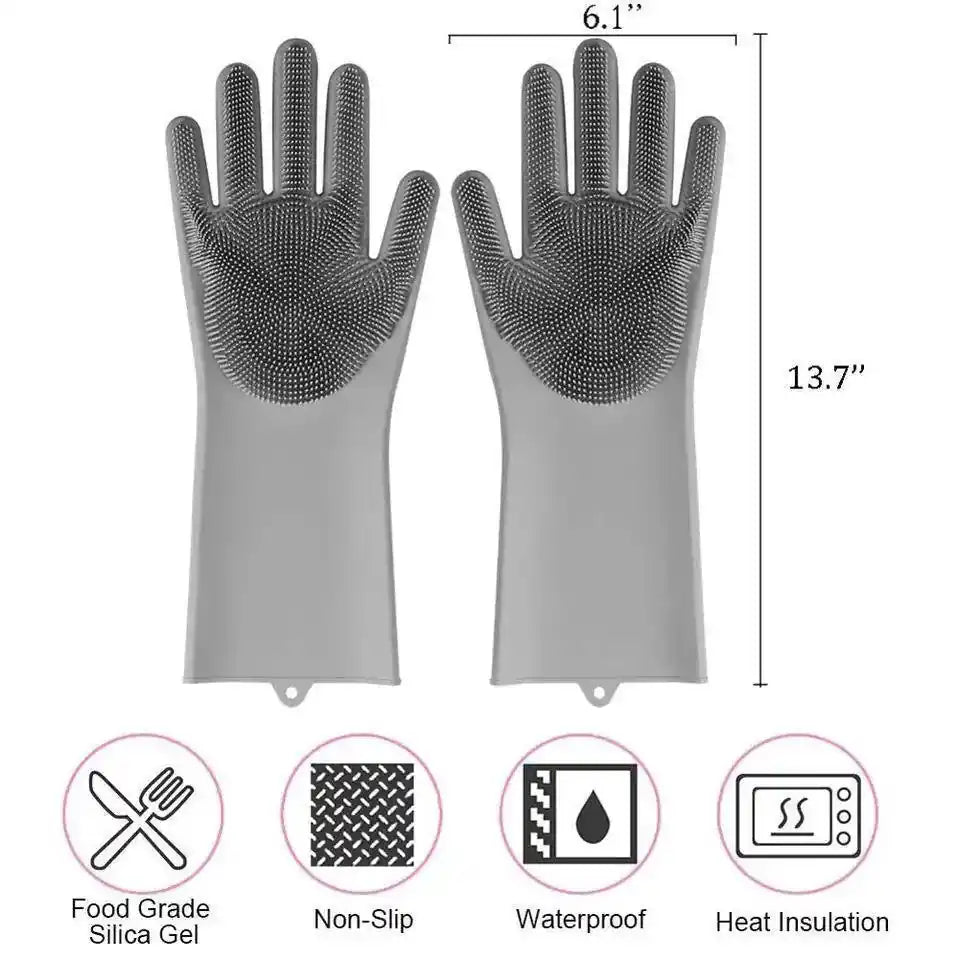 Durable Rubber Household Cleaning Gloves