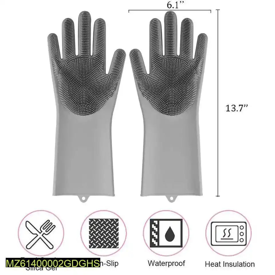 Durable Rubber Household Cleaning Gloves