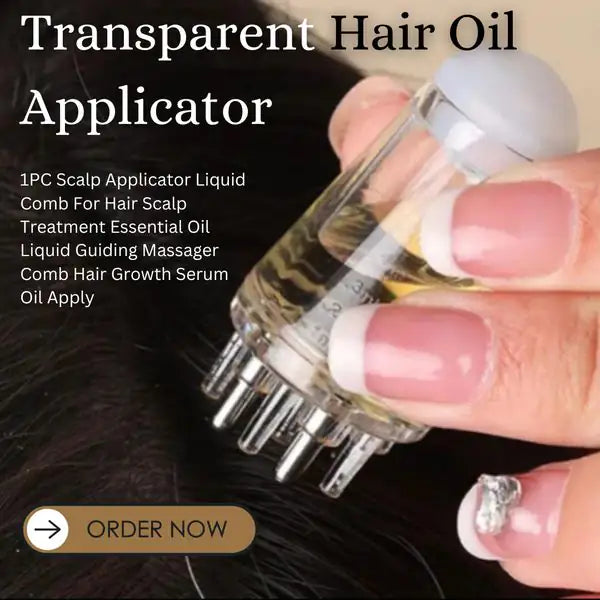 Hair Oil Applicator Scalp Massager - Premium Quality